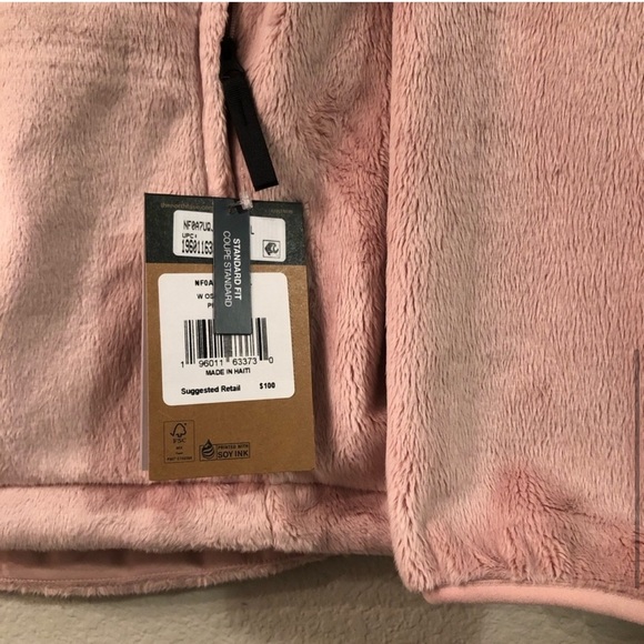 The North Women’s Osito Full Zip Fleece Jacket NWT! Color: Pink Moss - Picture 6 of 8